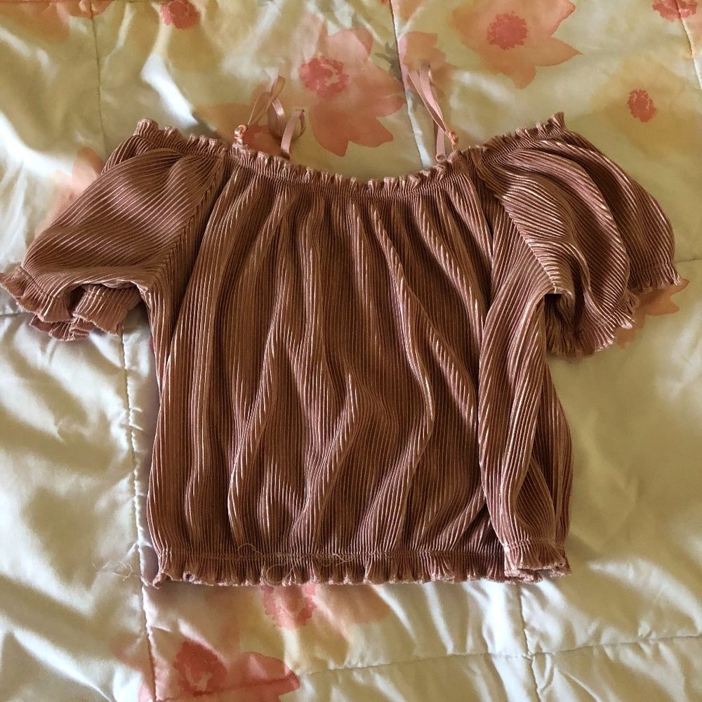 Dusty Pink Crop Top